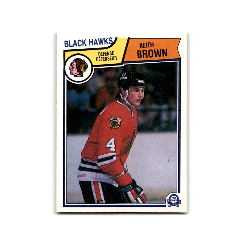 1983 O-Pee-Chee Keith Brown Chicago Blackhawks #98