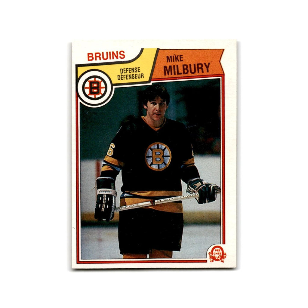 1983 O-Pee-Chee Mike Milbury Boston Bruins #55