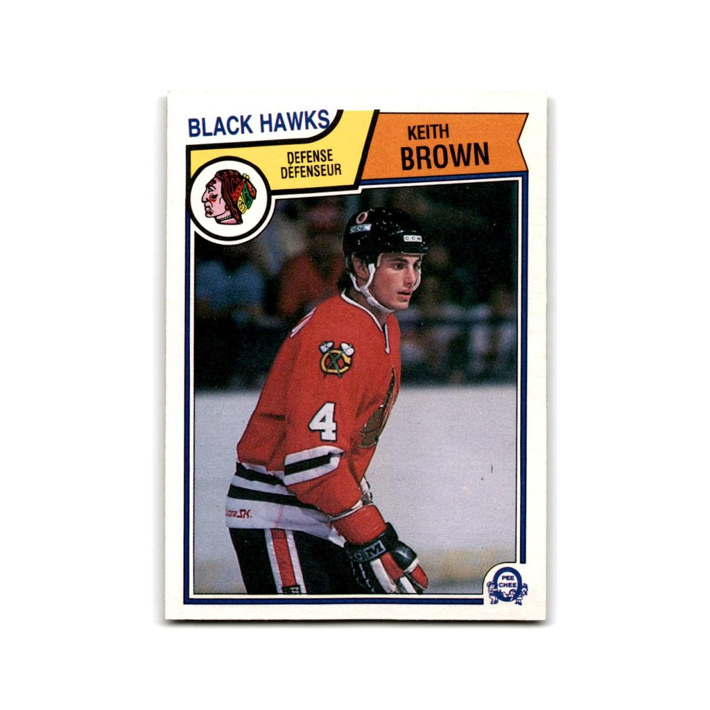 1983 O-Pee-Chee Keith Brown Chicago Blackhawks #98