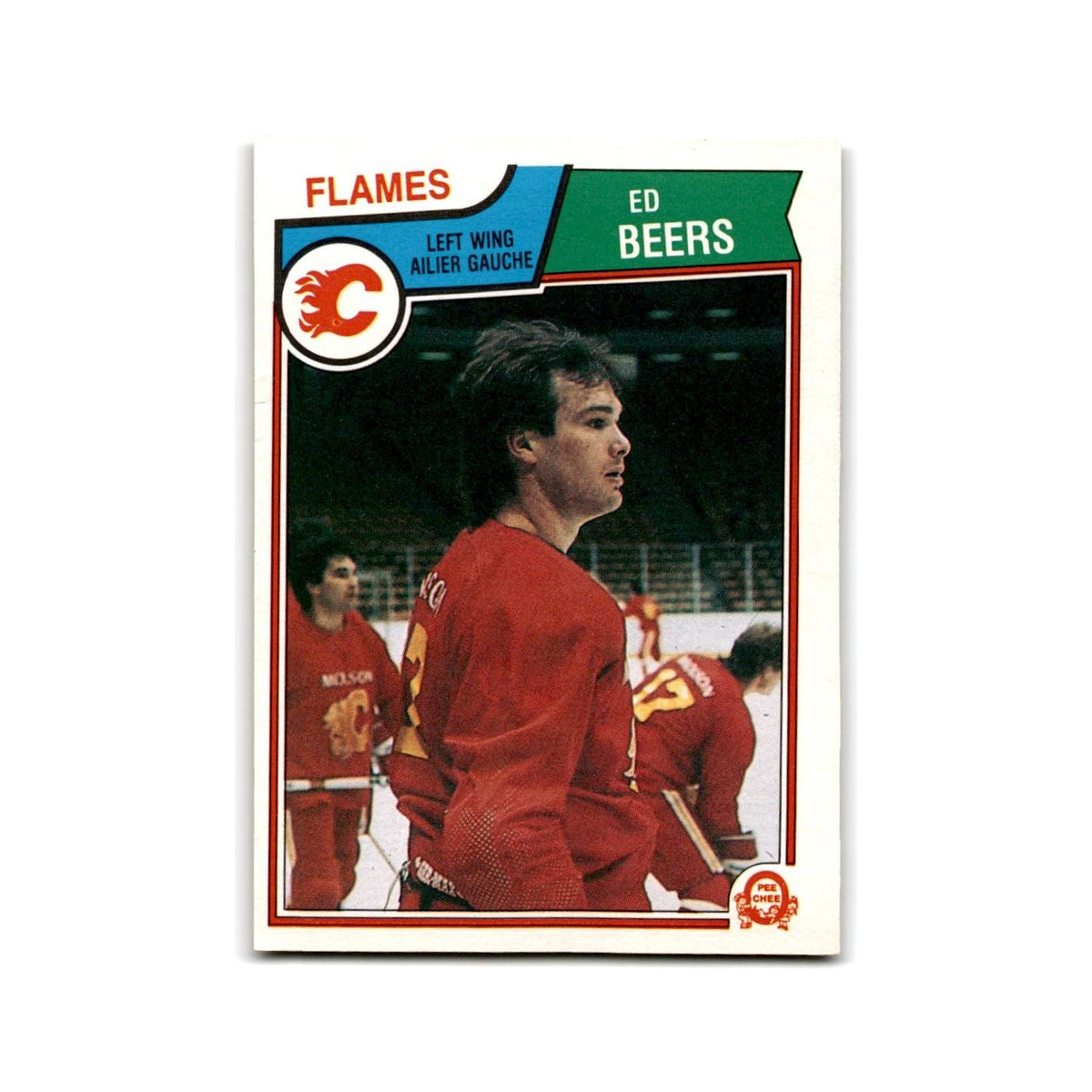 1983 O-Pee-Chee Ed Beers RC Calgary Flames #76