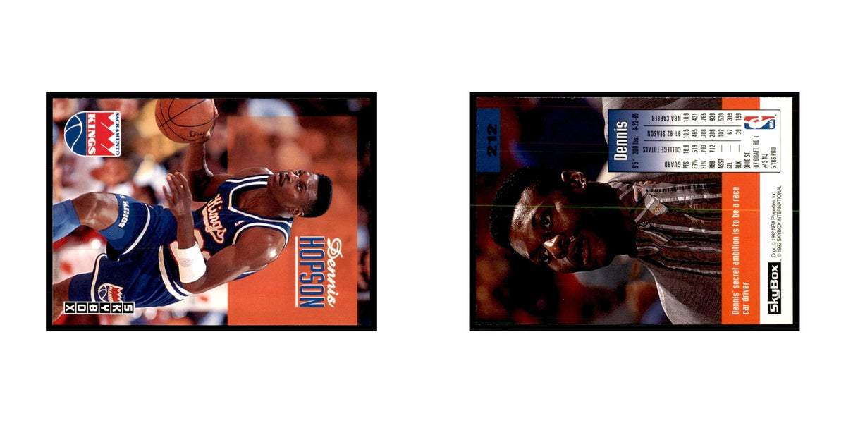 1992 SkyBox Dennis Hopson Basketball Cards #212