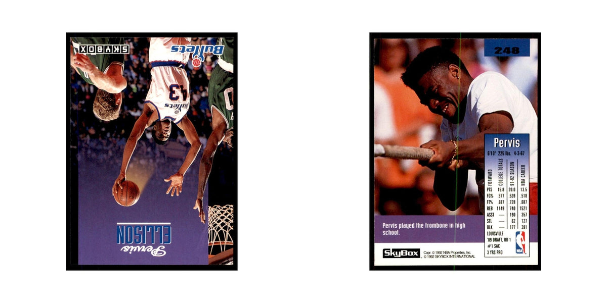 1992 SkyBox Pervis Ellison Basketball Cards #248