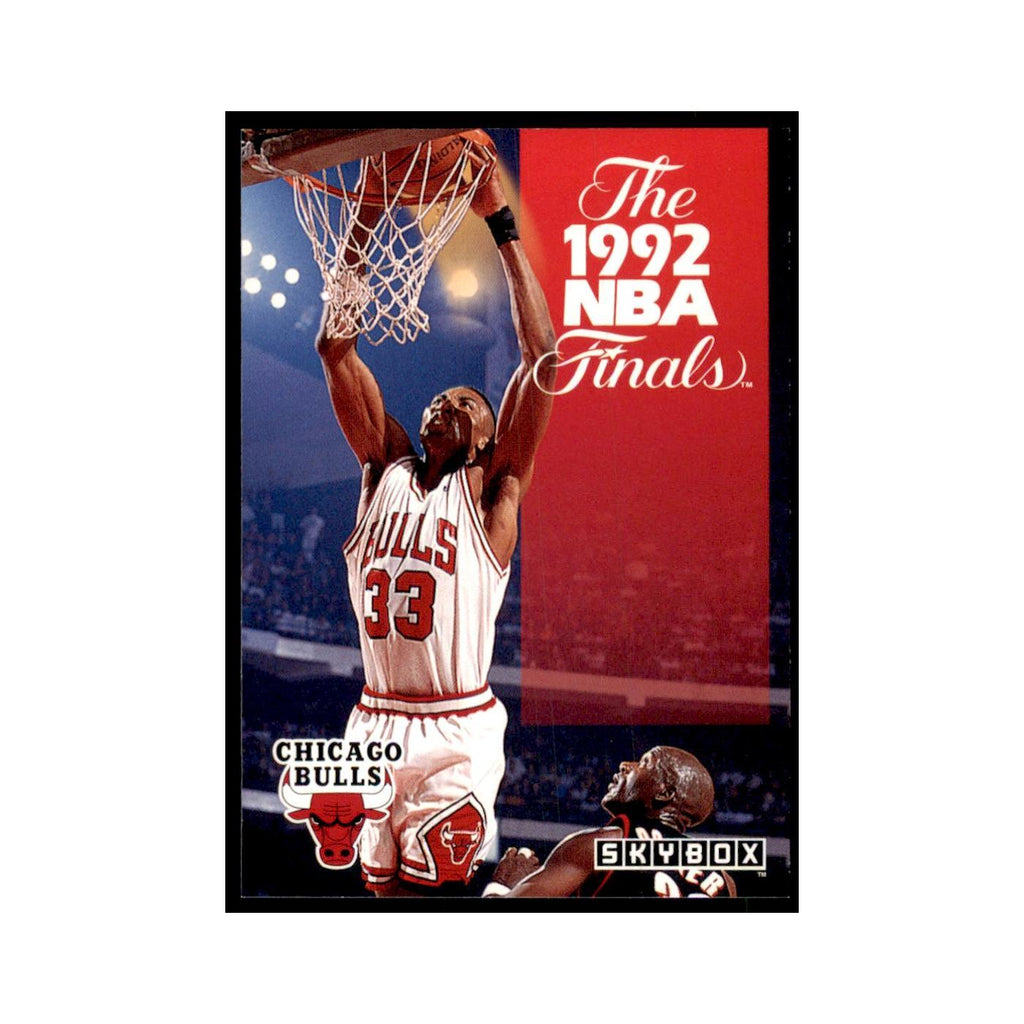 1992 SkyBox Chicago Bulls Basketball Cards #317