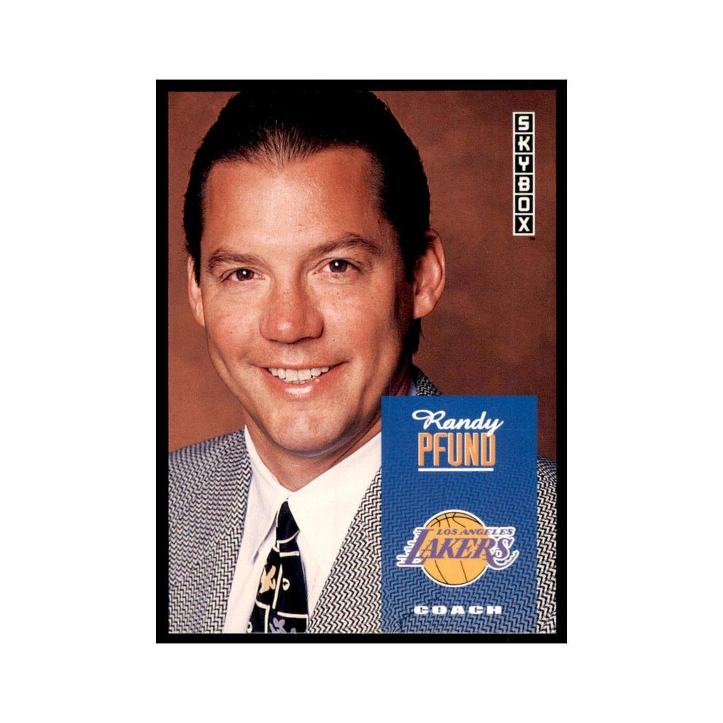 1992 SkyBox Randy Pfund Basketball Cards #267