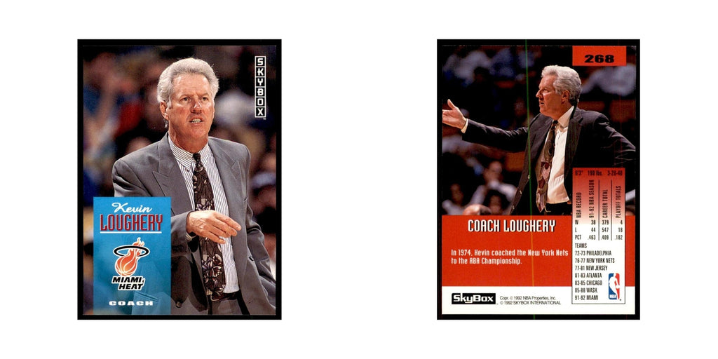 1992 SkyBox Kevin Loughery Basketball Cards #268