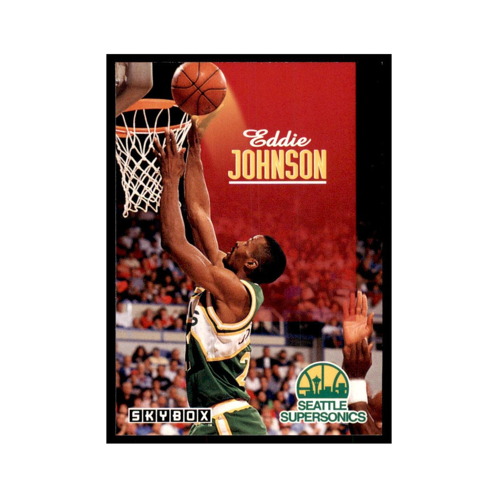 1992 SkyBox Eddie Johnson Basketball Cards #230