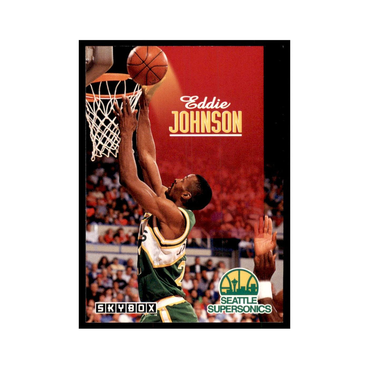 1992 SkyBox Eddie Johnson Basketball Cards #230