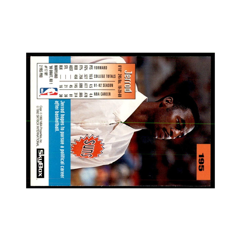 1992 SkyBox Jerrod Mustaf Basketball Cards #195