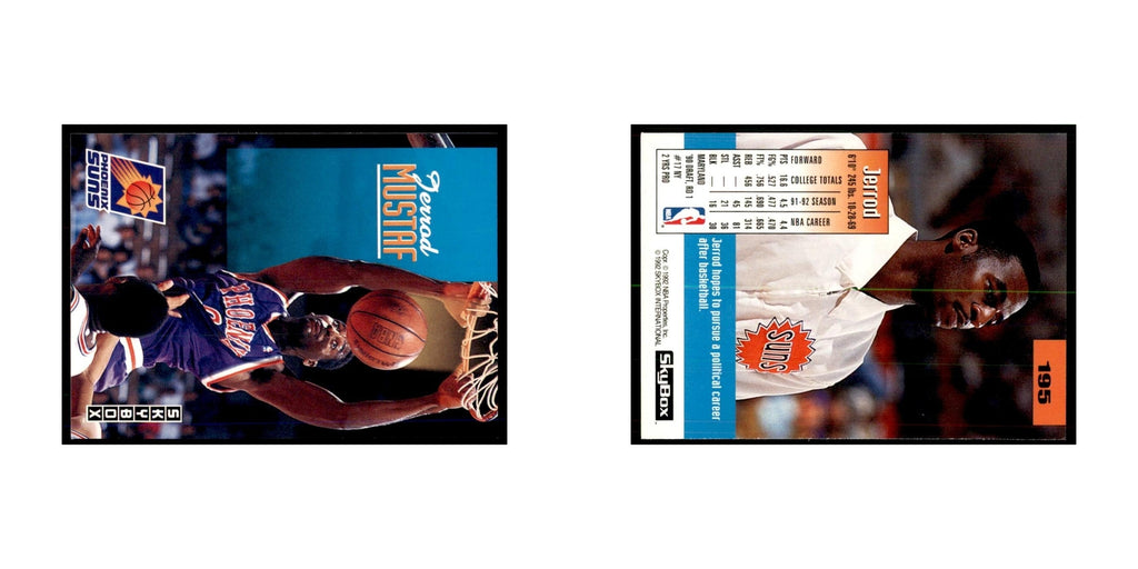 1992 SkyBox Jerrod Mustaf Basketball Cards #195