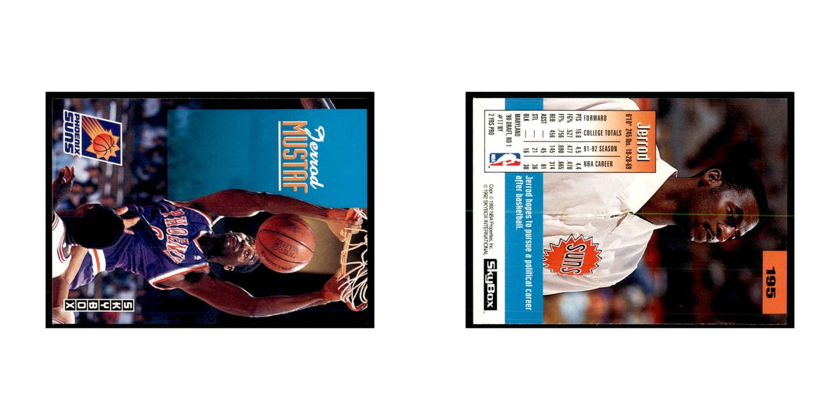 1992 SkyBox Jerrod Mustaf Basketball Cards #195