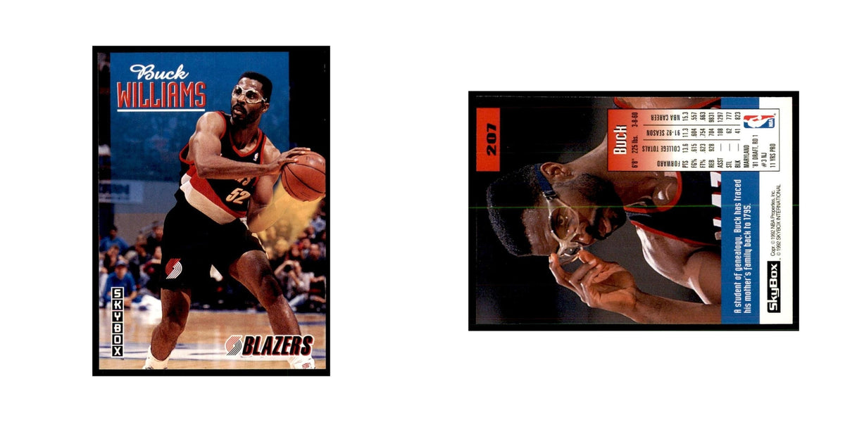 1992 SkyBox Buck Williams Basketball Cards #207