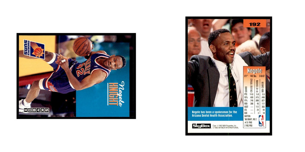 1992 SkyBox Negele Knight Basketball Cards #192