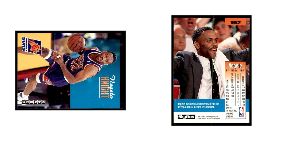 1992 SkyBox Negele Knight Basketball Cards #192
