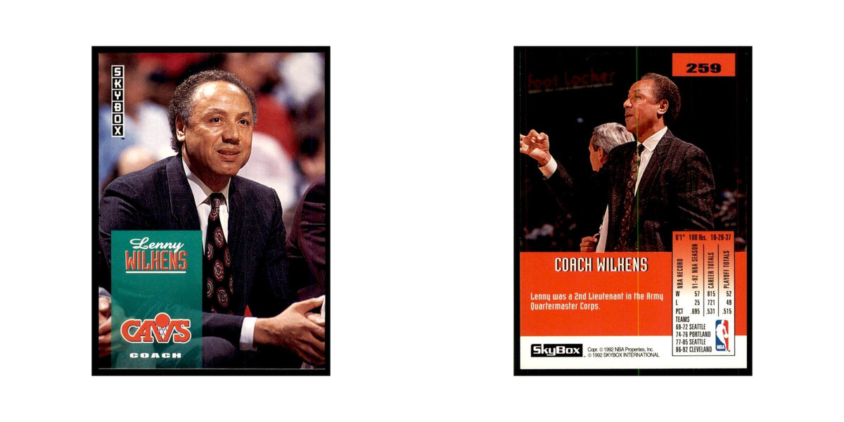 1992 SkyBox Coach Wilhens Basketball Cards #259