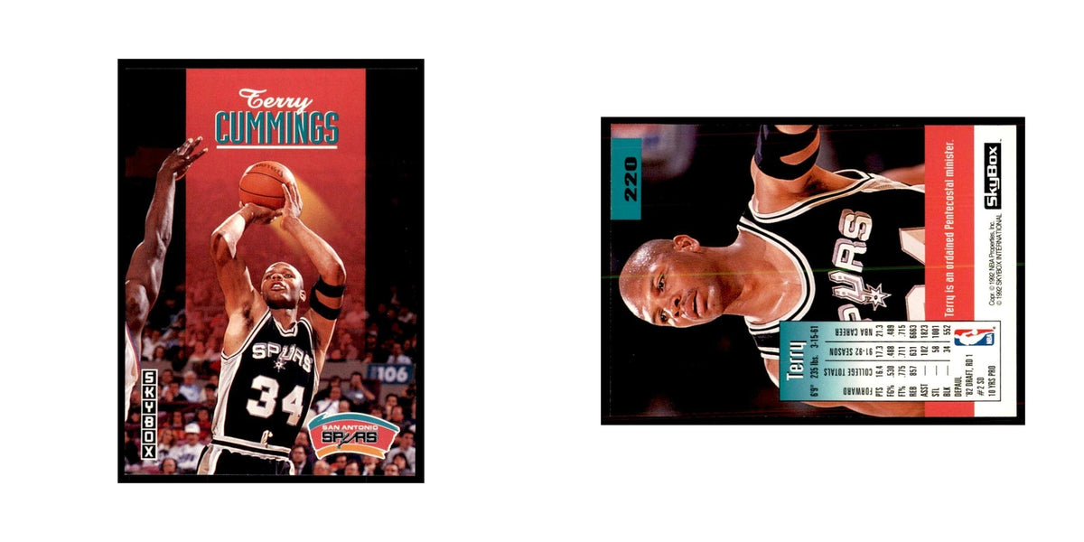 1992 SkyBox Terry Cummings Basketball Cards #220
