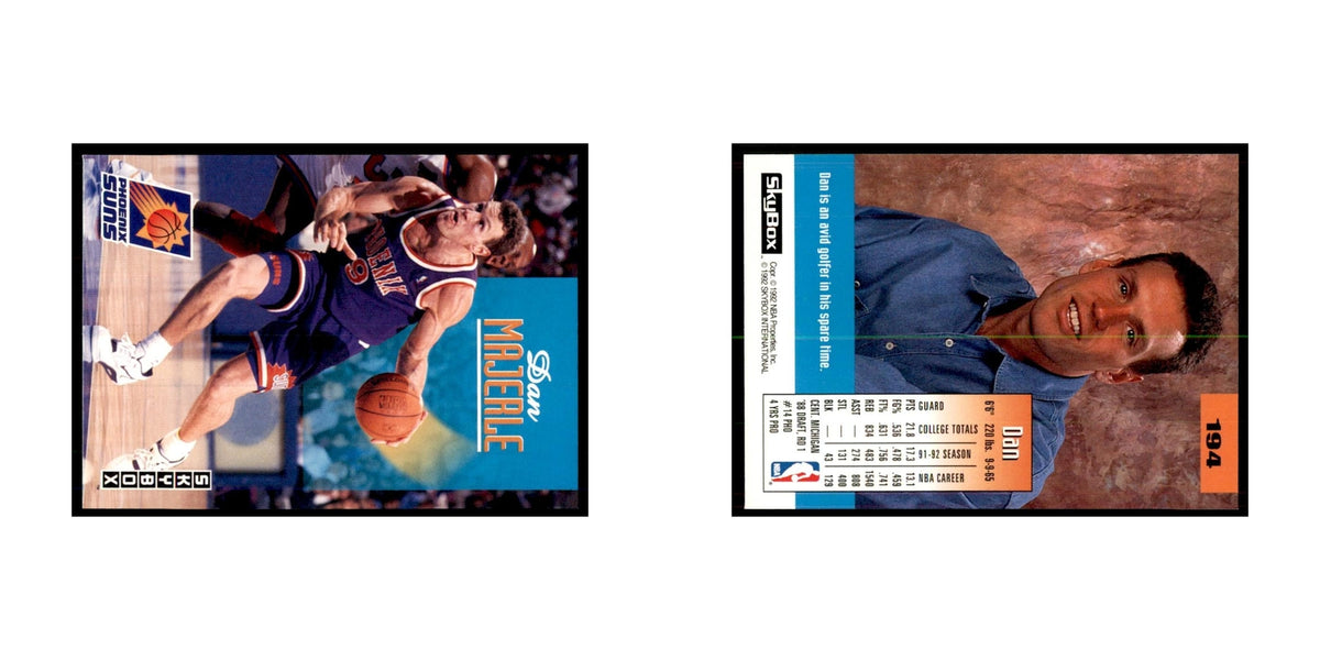 1992 SkyBox Dan Majerle Basketball Cards #194