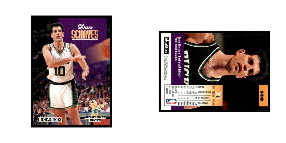1992 SkyBox Danny Schayes Basketball Cards #140