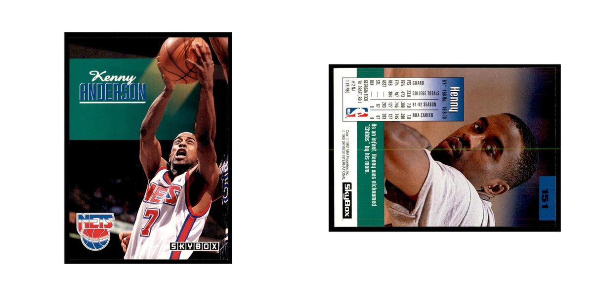 1992 SkyBox Kenny Anderson Basketball Cards #151