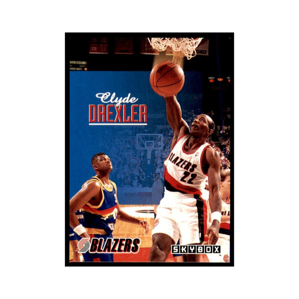 1992 SkyBox Clyde Drexler Basketball Cards #201