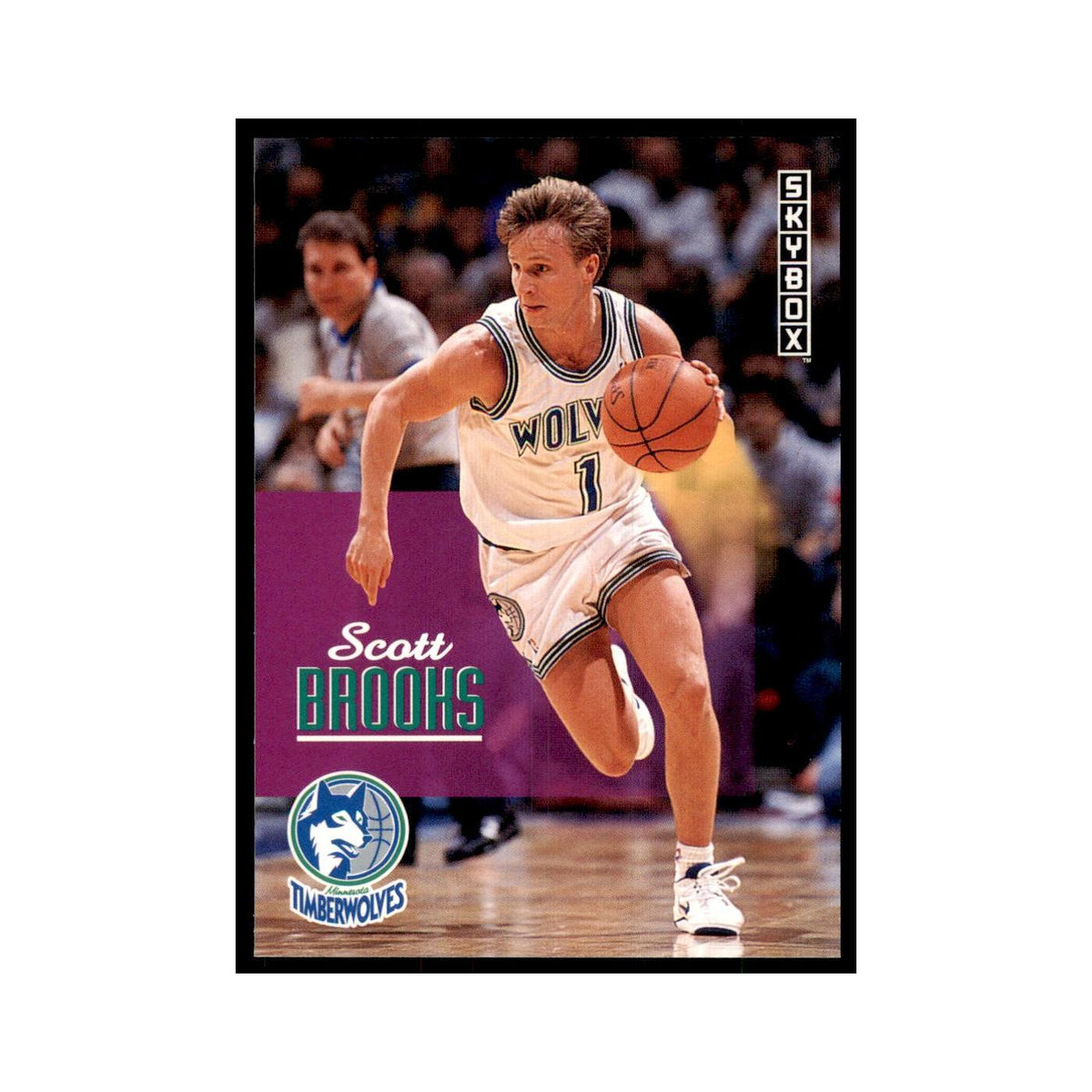 1992 SkyBox Scott Brooks Basketball Cards #142