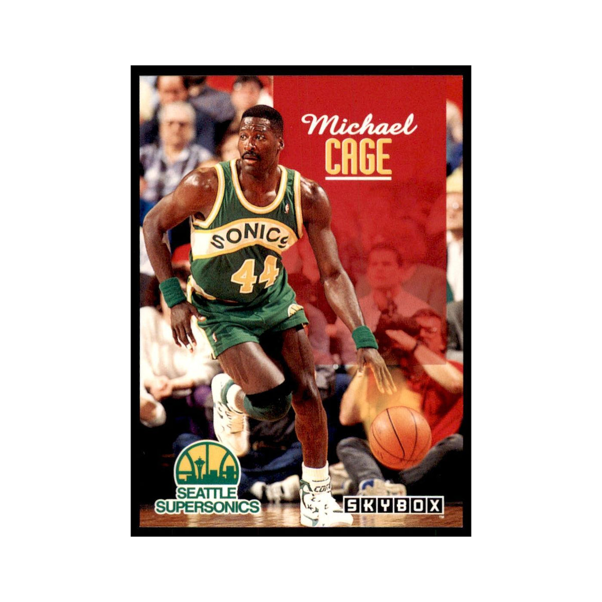 1992 SkyBox Michael Cage Basketball Cards #229