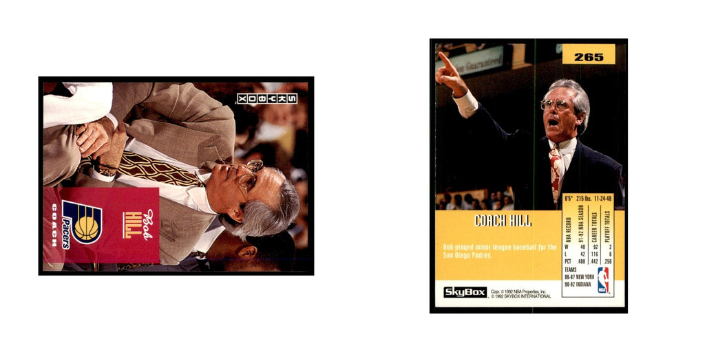 1992 SkyBox Bob Hill Basketball Cards #265