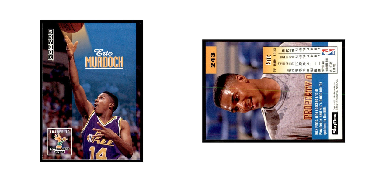 1992 SkyBox Eric Murdock Basketball Cards #243