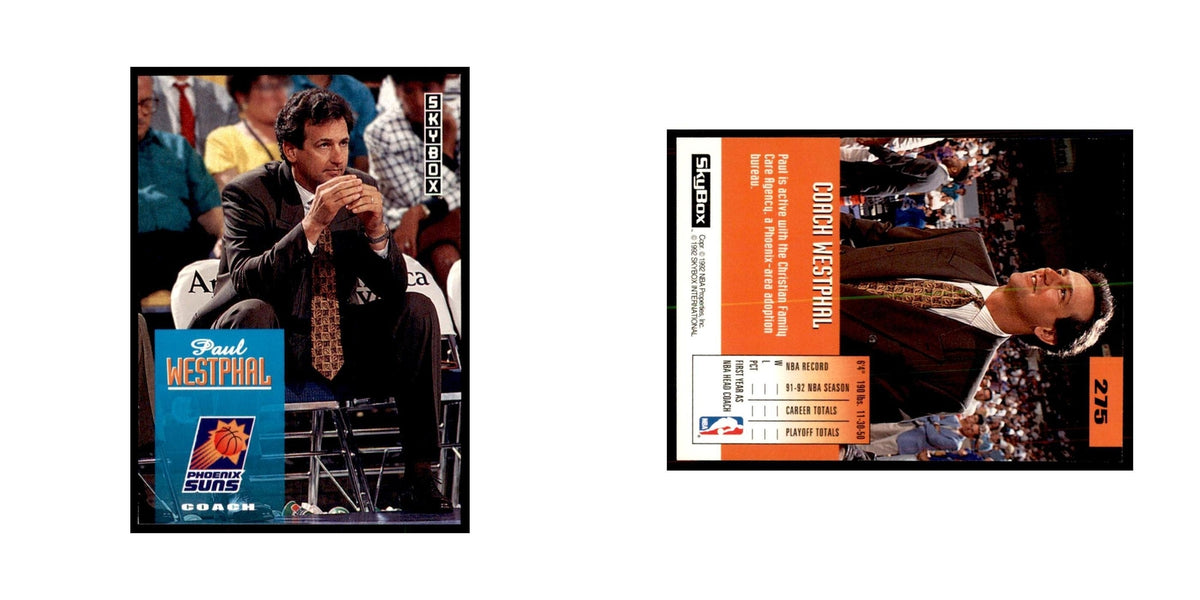 1992 SkyBox Paul Westphal Basketball Cards #275