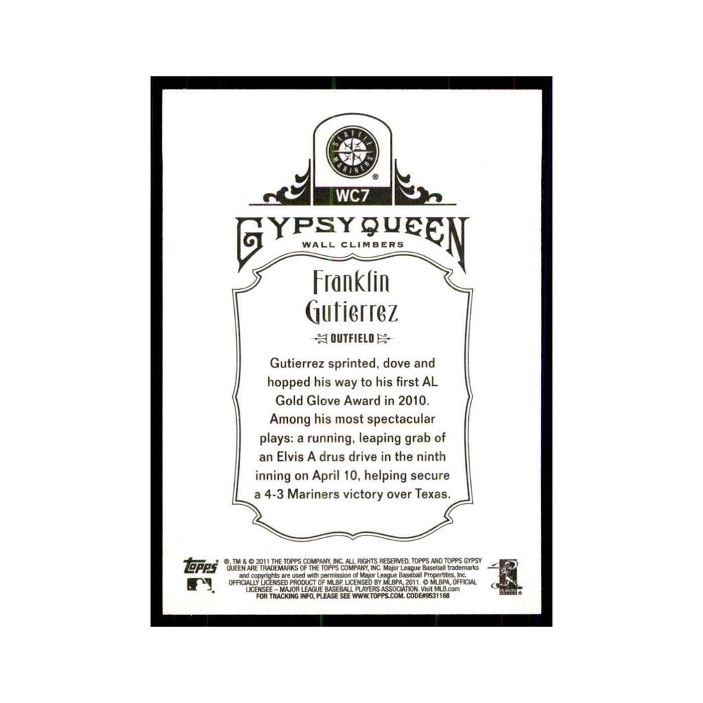 2011 Topps Gypsy Queen Franklin Gutierrez Baseball Cards #WC7
