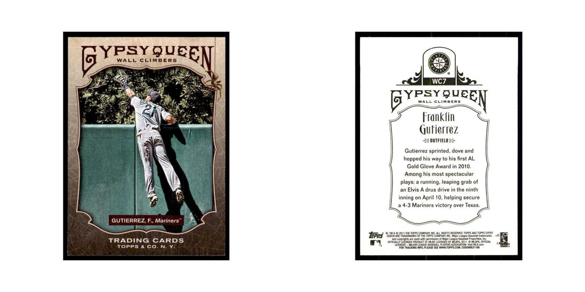 2011 Topps Gypsy Queen Franklin Gutierrez Baseball Cards #WC7