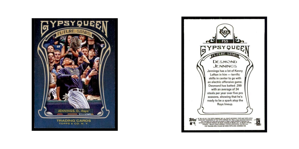 2011 Topps Gypsy Queen Desmond Jennings Baseball Cards #FS5