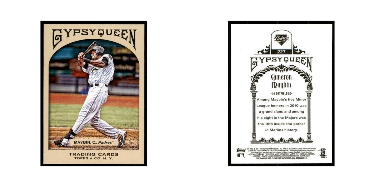 2011 Topps Gypsy Queen Cameron Maybin Baseball Cards #227