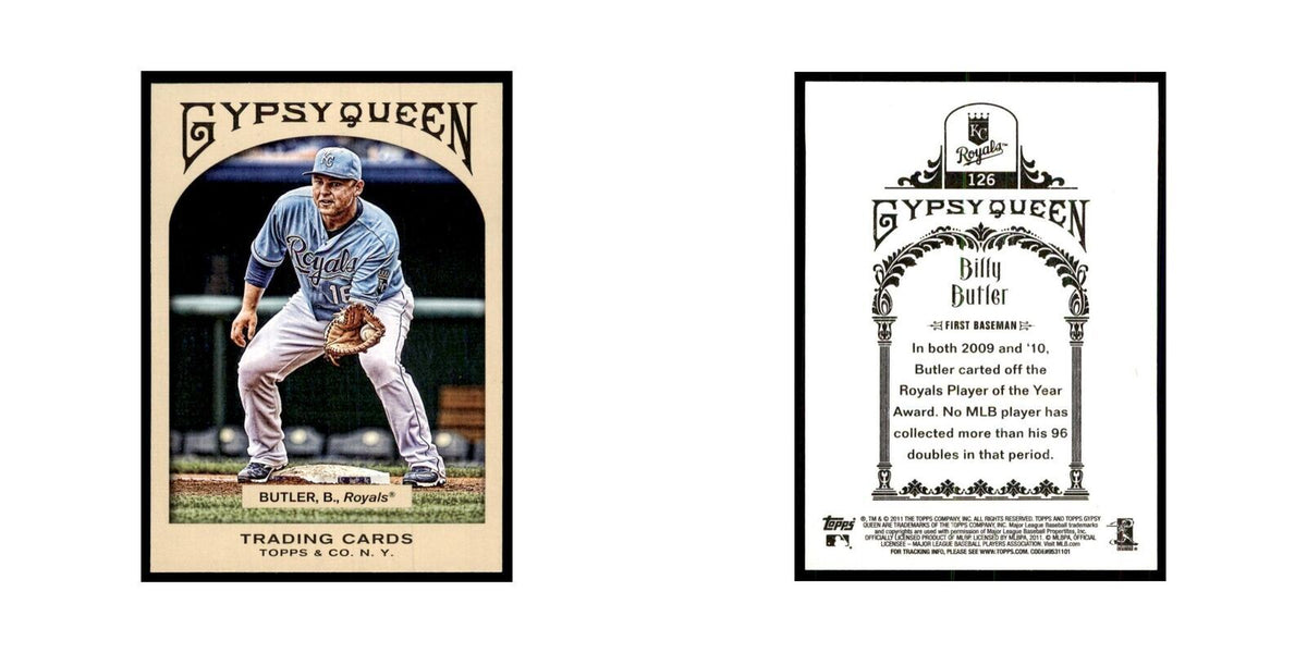 2011 Topps Gypsy Queen Billy Butler Baseball Cards #126
