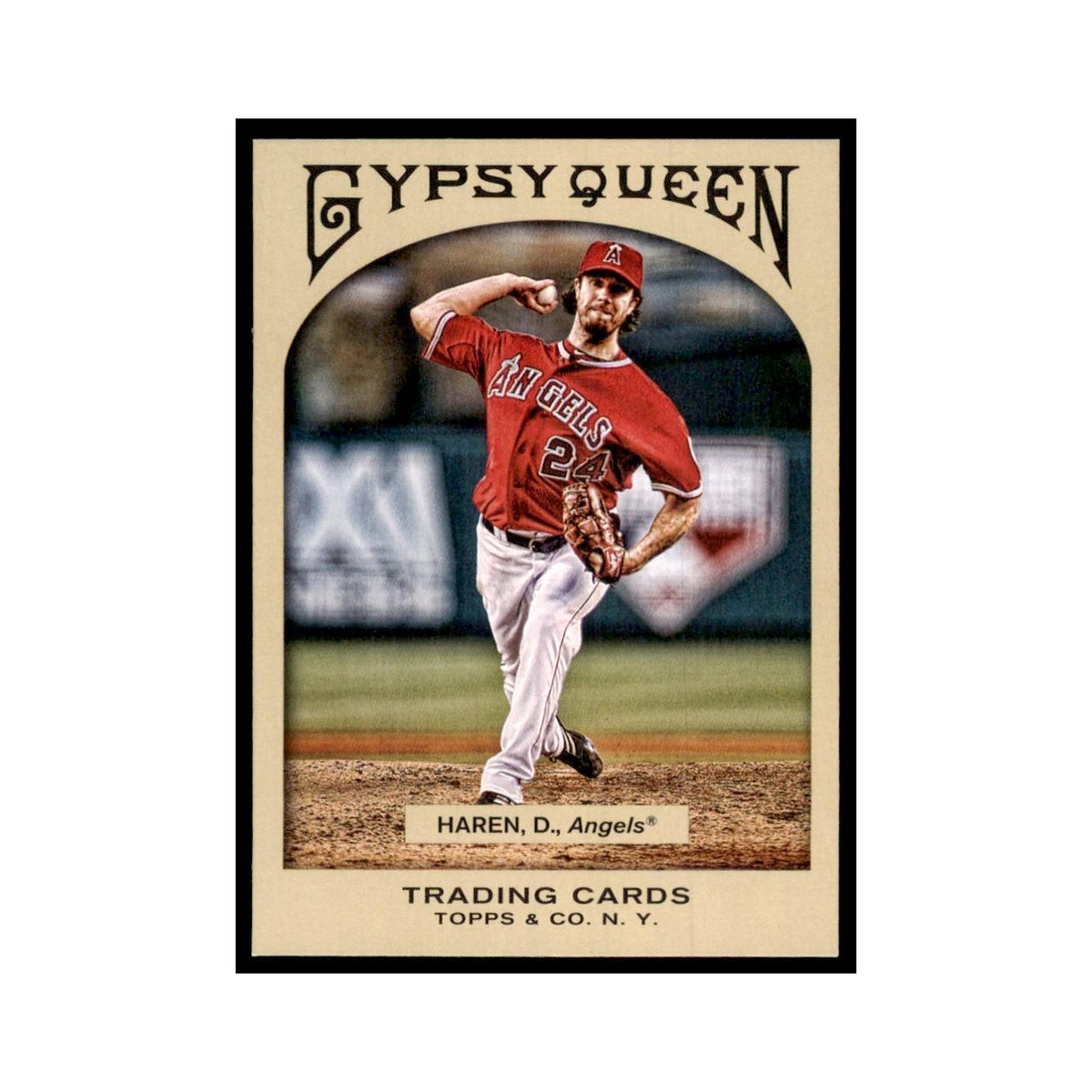 2011 Topps Gypsy Queen Dan Haren Baseball Cards #128