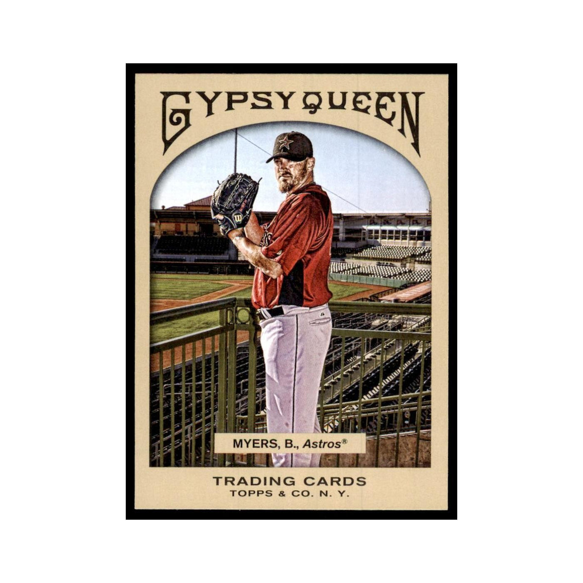 2011 Topps Gypsy Queen Brett Myers Baseball Cards #136