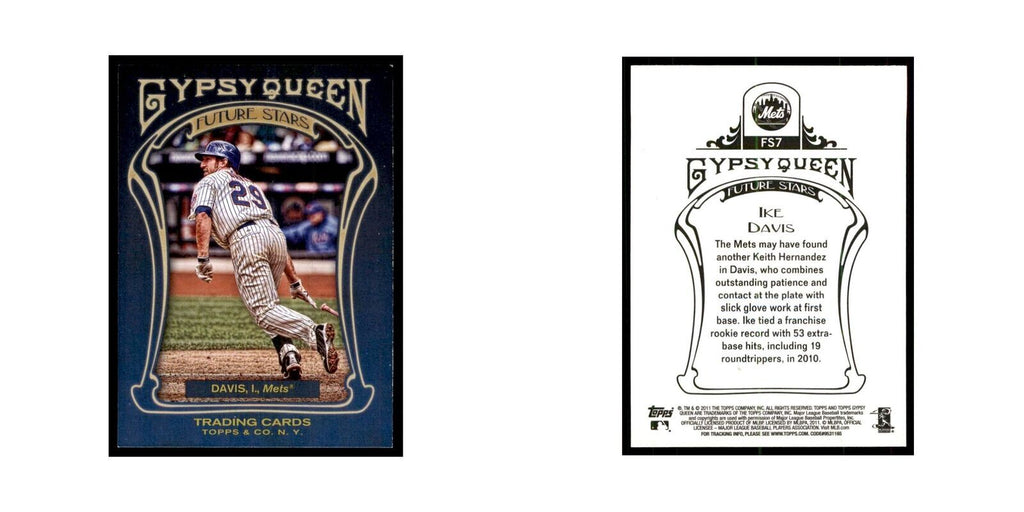 2011 Topps Gypsy Queen Ike Davis Baseball Cards #FS7