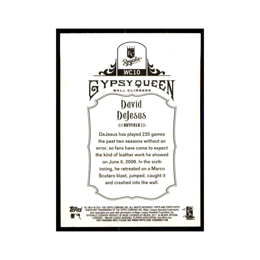 2011 Topps Gypsy Queen David DeJesus Baseball Cards #WC10