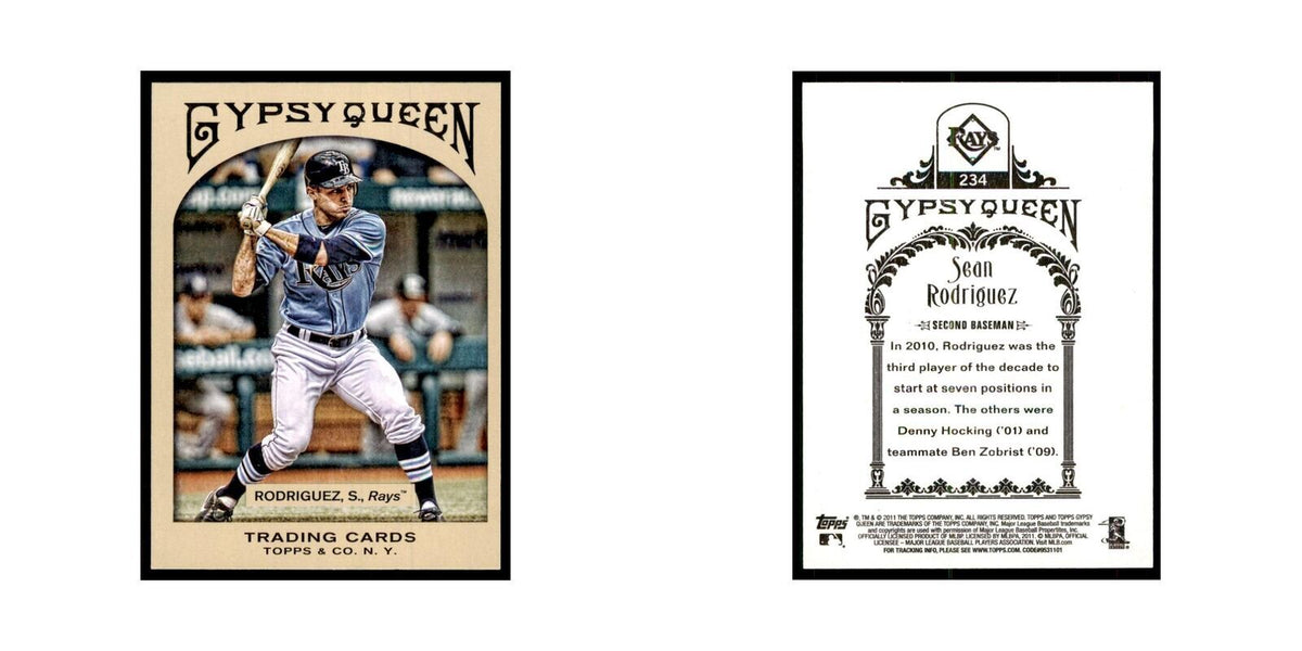 2011 Topps Gypsy Queen Sean Rodriguez Baseball Cards #234