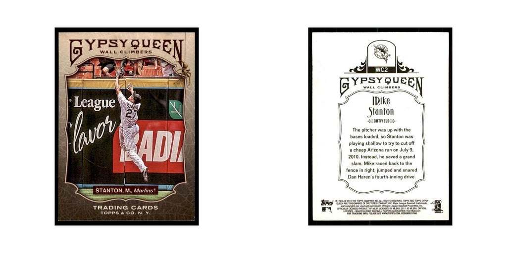 2011 Topps Gypsy Queen Mike Stanton Baseball Cards #WC2