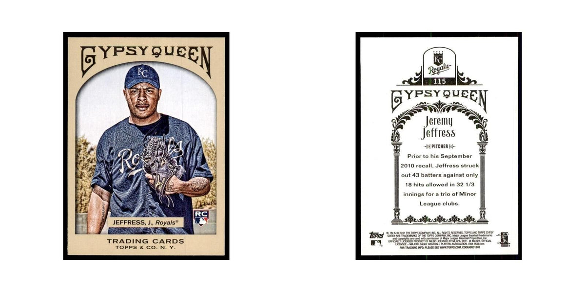 2011 Topps Gypsy Queen Jeremy Jeffress Baseball Cards #115