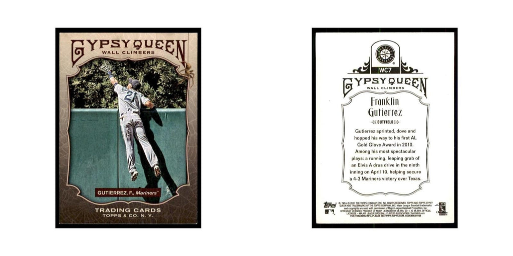 2011 Topps Gypsy Queen Franklin Gutierrez Baseball Cards #WC7