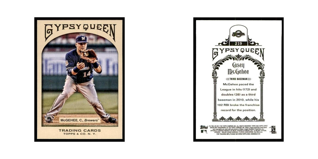 2011 Topps Gypsy Queen Casey McGehee Baseball Cards #219