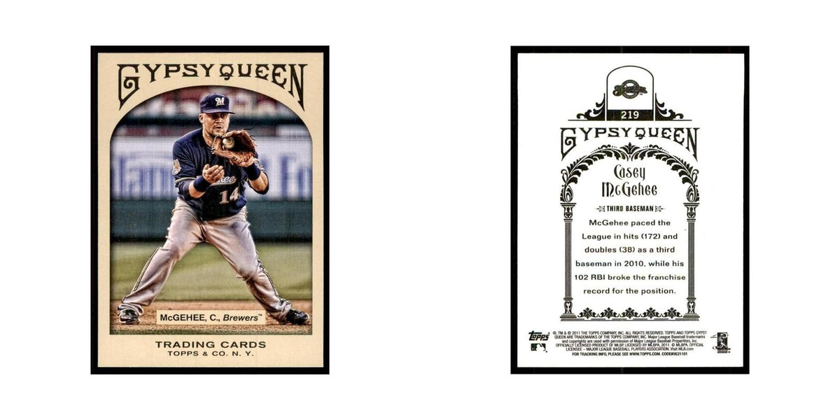 2011 Topps Gypsy Queen Casey McGehee Baseball Cards #219