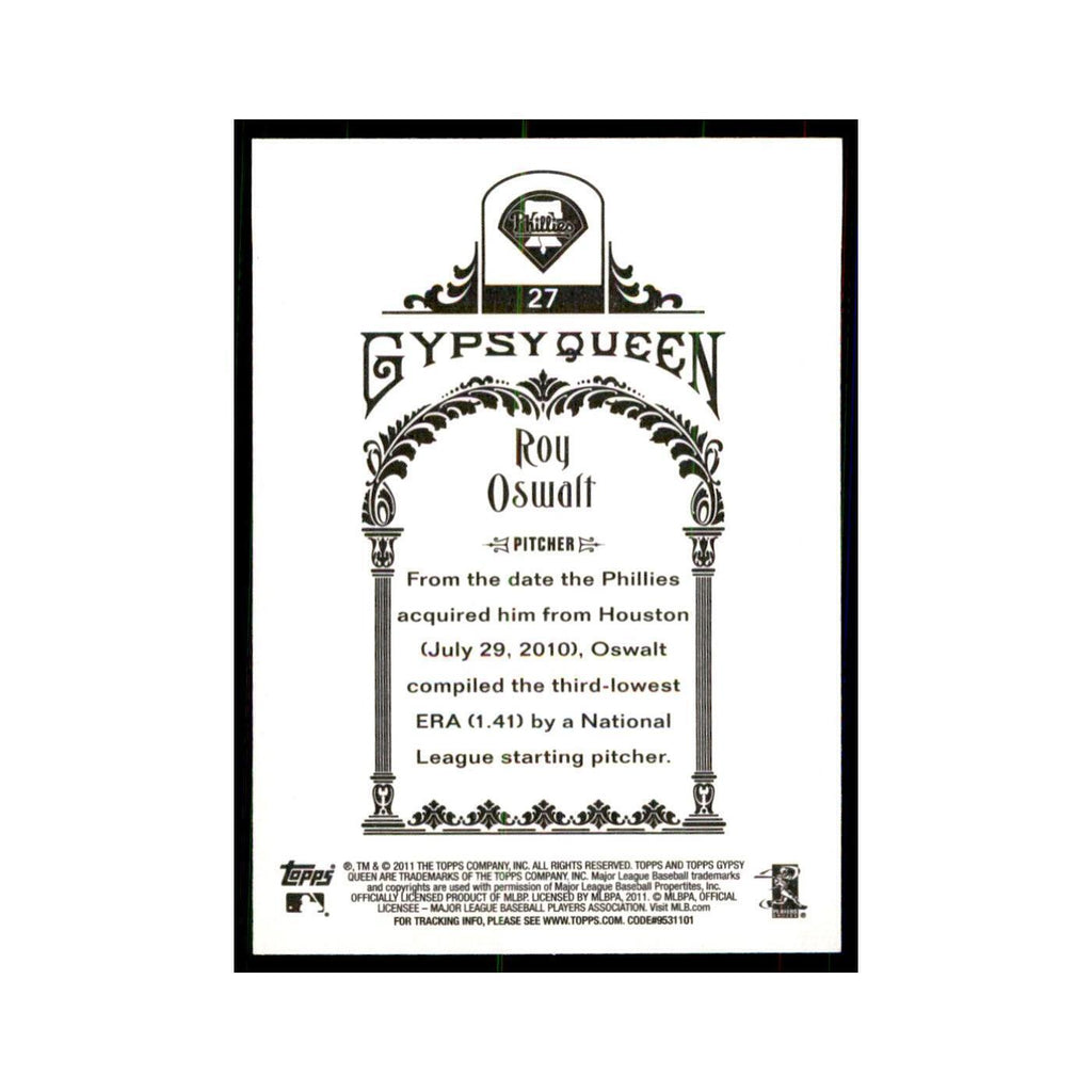 2011 Topps Gypsy Queen Roy Oswalt Baseball Cards #27
