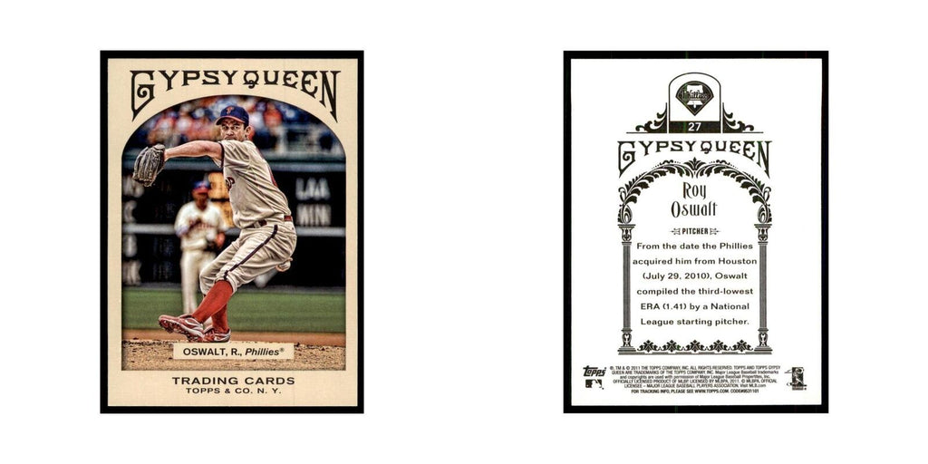 2011 Topps Gypsy Queen Roy Oswalt Baseball Cards #27
