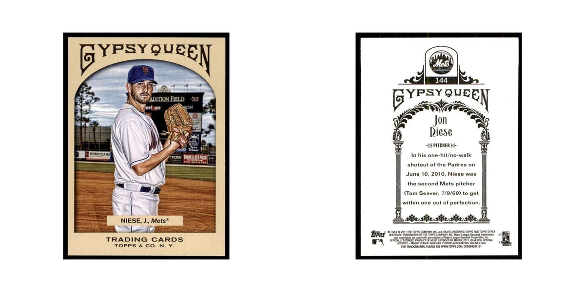 2011 Topps Gypsy Queen Jon Niese Baseball Cards #144