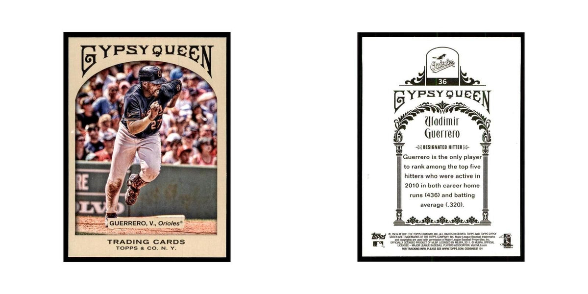 2011 Topps Gypsy Queen Vladimir Guerrero Baseball Cards #36