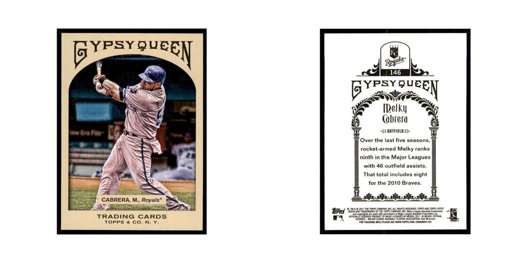 2011 Topps Gypsy Queen Melky Cabrera Baseball Cards #146