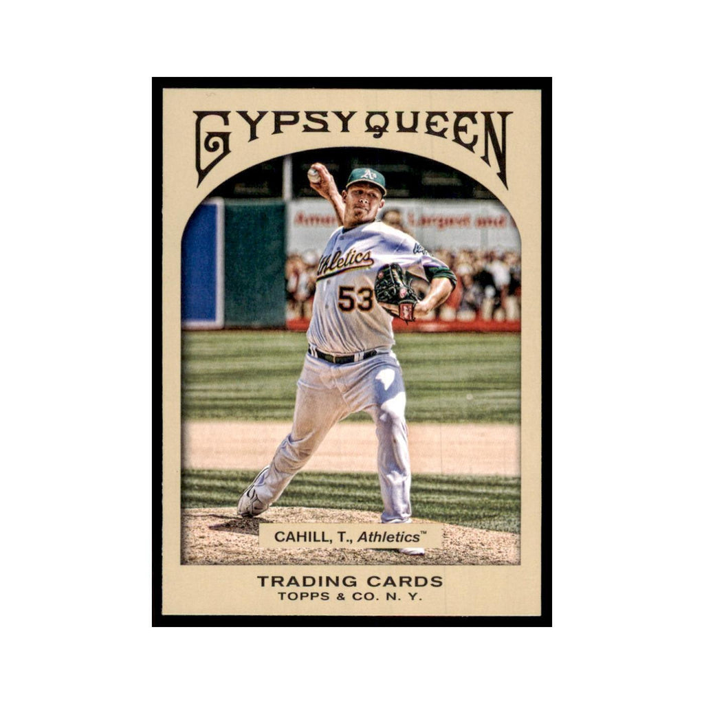 2011 Topps Gypsy Queen Trevor Cahill Baseball Cards #215