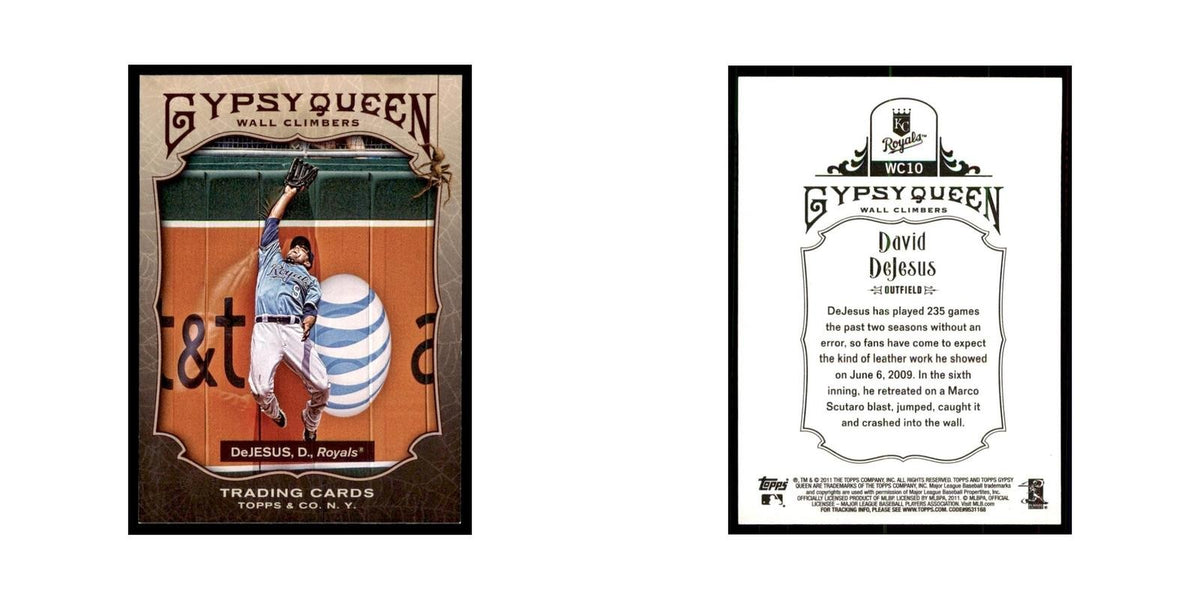 2011 Topps Gypsy Queen David DeJesus Baseball Cards #WC10